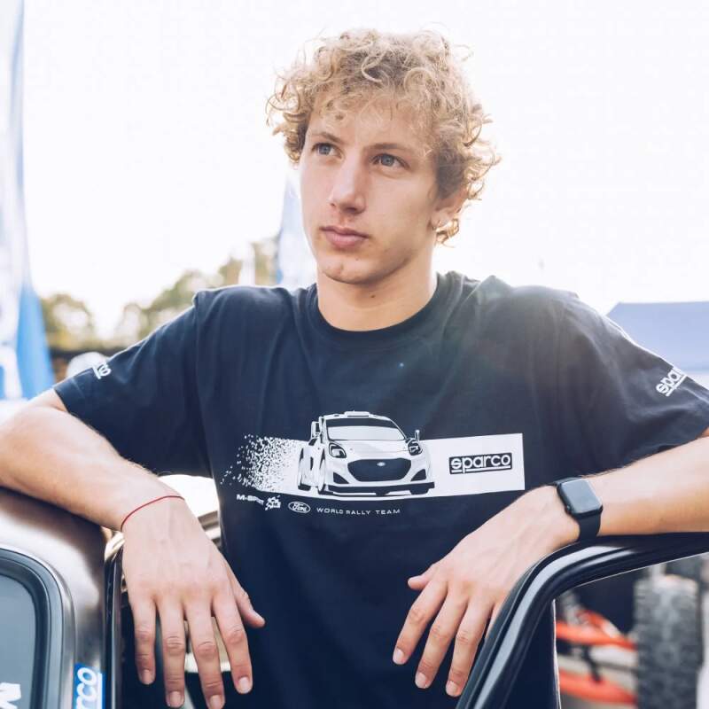 Tricou casual Sparco - Ford M-Sport WRC bleumarin