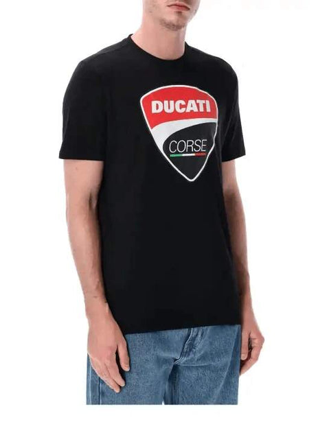 Tricou Ducati Corse cu logo Ducati negru