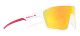 Ochelari de soare Red Bull Spect DAFT albi cu lentilă roșu-portocalie