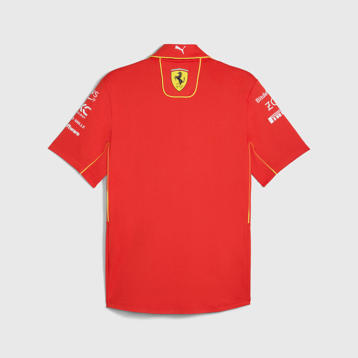 Tricou polo de echipă PRO Scuderia Ferrari F1 roșu