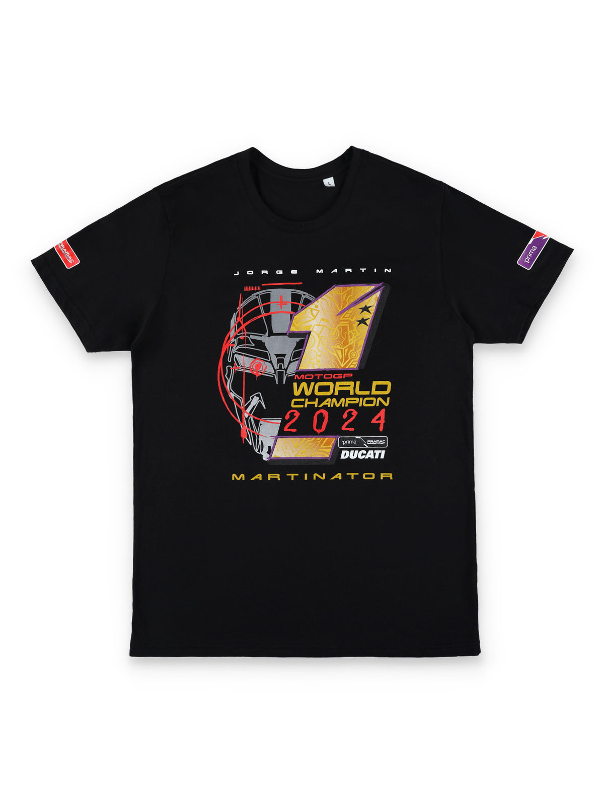 Tricou de campion Jorge Martin #MART1NATOR negru