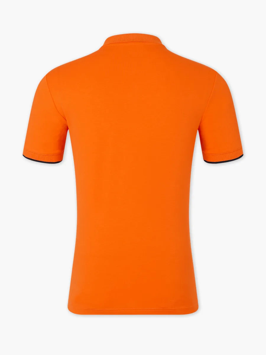 Tricou polo casual Max Verstappen MV1 portocaliu