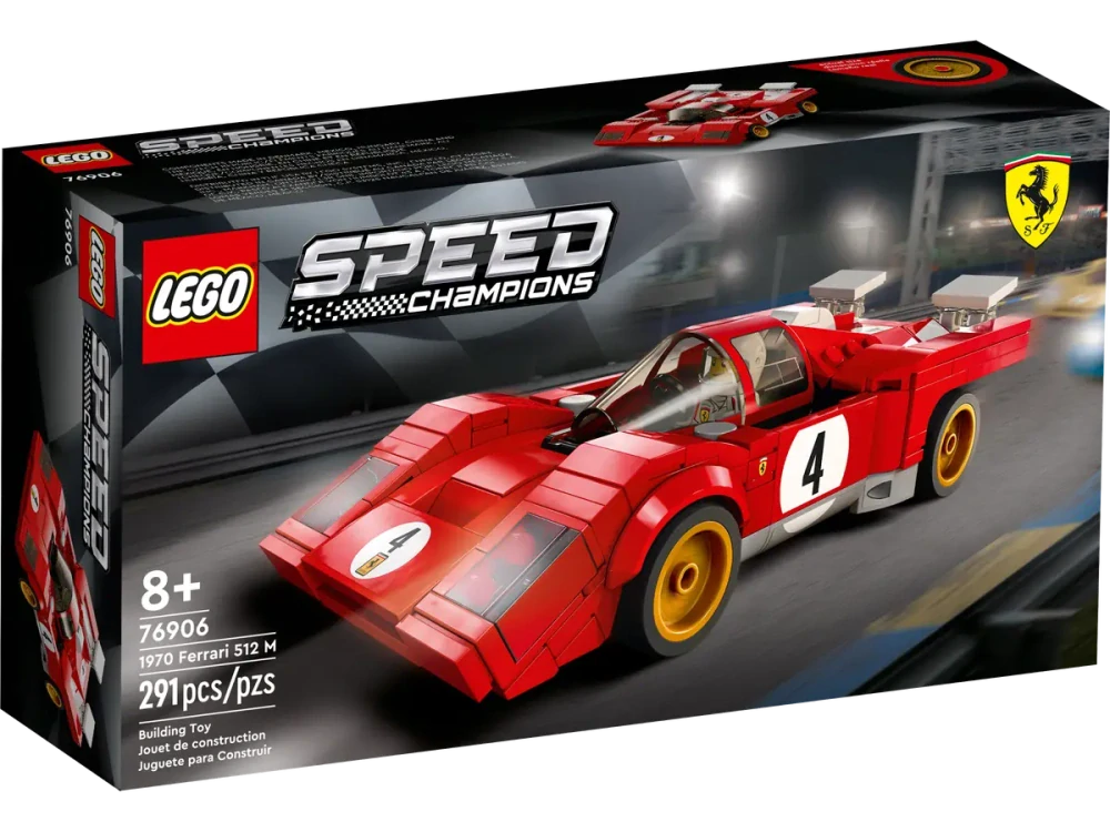 Set de construcție LEGO Speed Champions 76906 1970 Ferrari 512 M