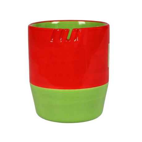 Cană ceramică Fiat roșu-verde, produs oficial