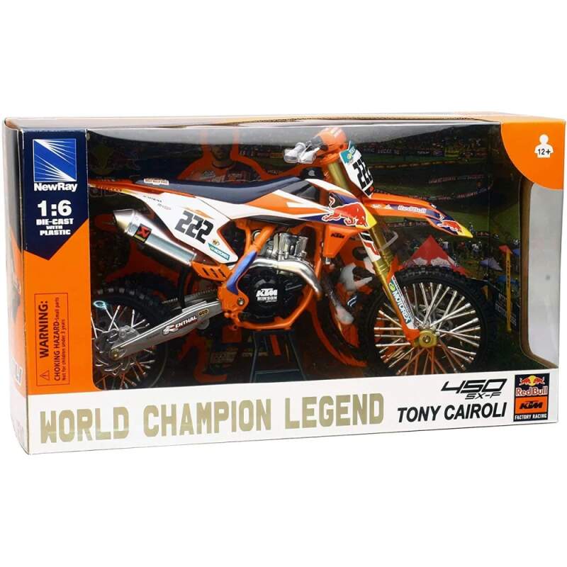 Machetă motocicletă KTM SX 450 S-F Antonio Cairoli Legend