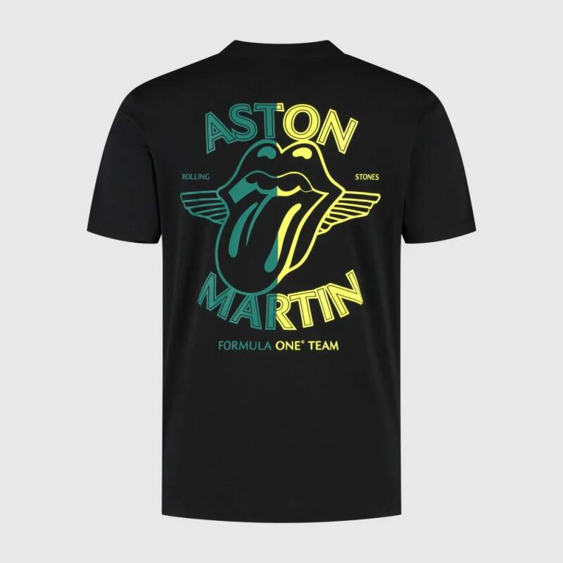 Tricou pentru fani Aston Martin F1 Team ediția Rolling Stones