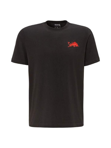 Tricou casual Red Bull Ring ECLIPSE negru cu motiv RRI