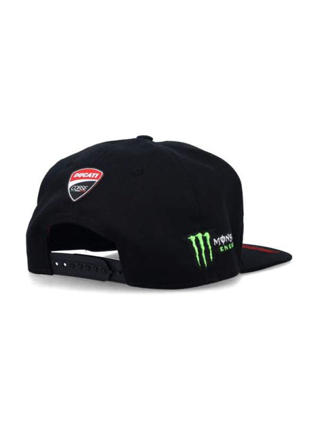 Șapcă pentru fani Ducati Corse - Monster Energy cu cozoroc drept