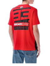 Tricou pentru fani Ducati Corse - Marc Marquez cu logo