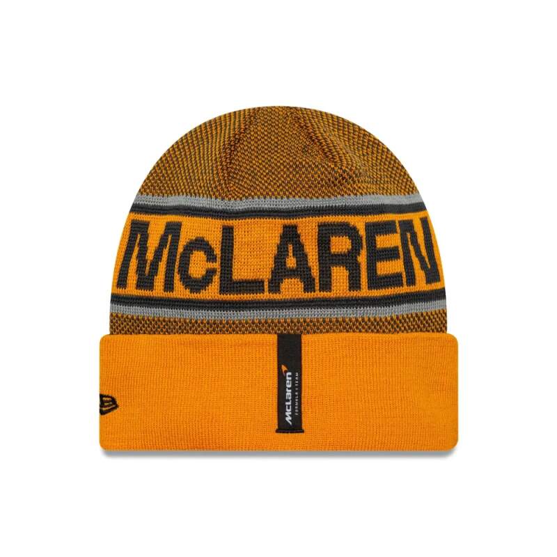 McLaren F1 team winter beanie orange