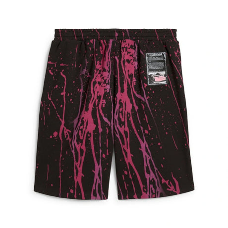 Pantaloni scurți Puma Formula 1 Splash – negru/roz