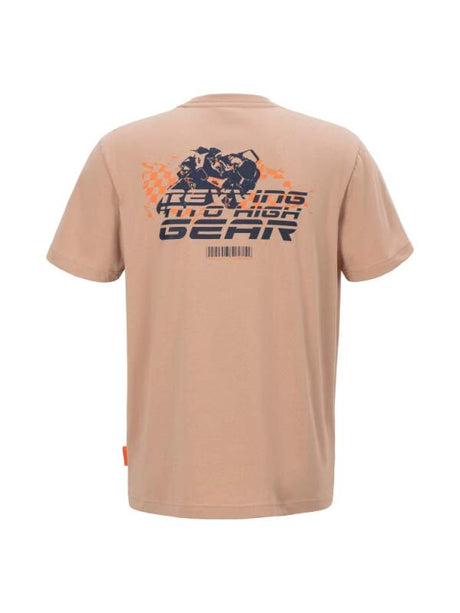 Tricou pentru fani KTM Red Bull Racing GEAR maro deschis