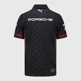 Porsche Motorsport team polo shirt with sponsor logos
