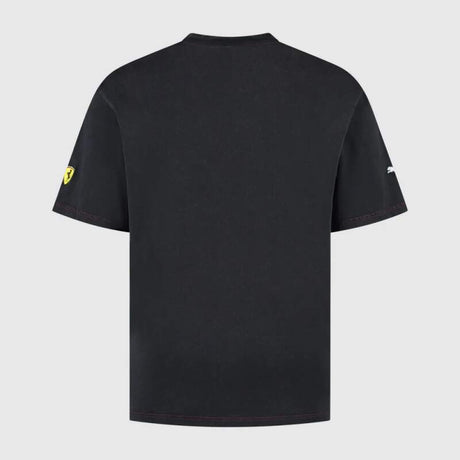 Tricou casual Scuderia Ferrari F1 negru GRAPHIC