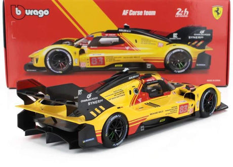 Machetă BBurago Ferrari 499P NR.83 Le Mans 2024 1:18 AF Corse