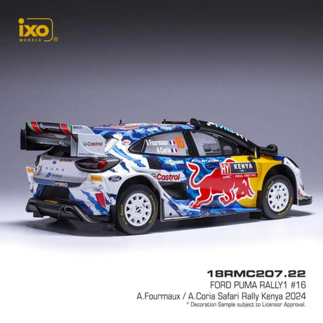 Model IXO Ford Puma Rally 1, WRC, Safari Rallye Kenia, 2024, #16