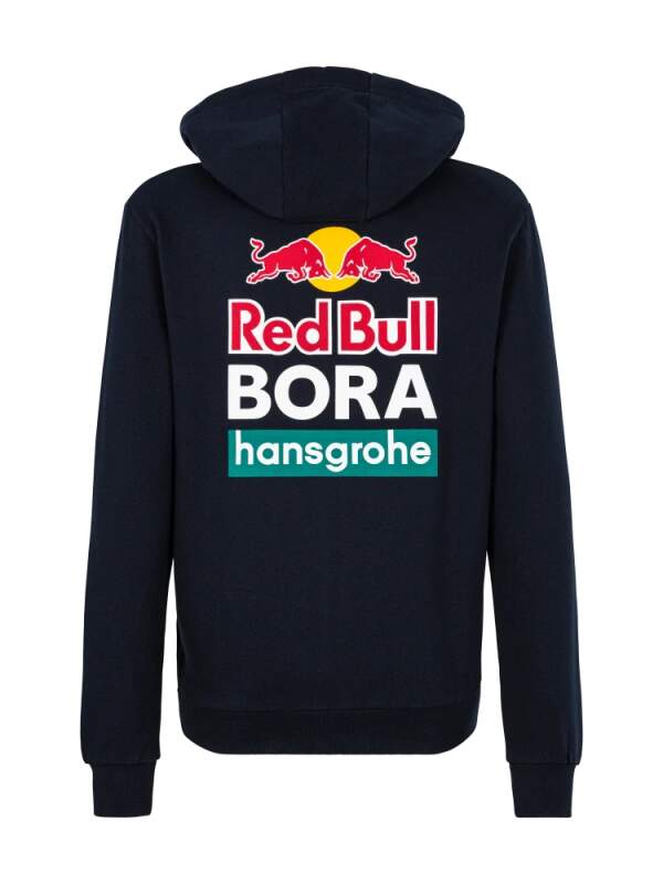 Hanorac pentru fani Red Bull Bora Hansgrohe bleumarin cu logo - S