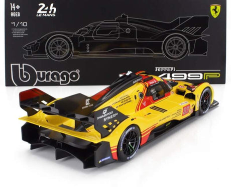 Machetă BBurago Ferrari 499P NR.83 Le Mans 2024 1:18 AF Corse - ediție Deluxe
