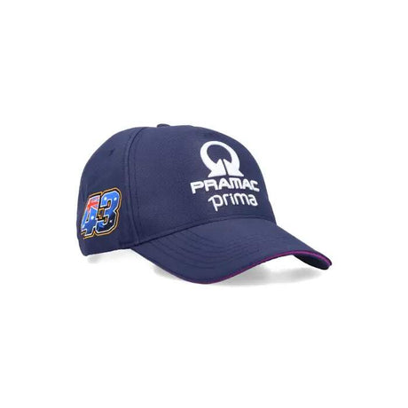 Șapcă de echipă Yamaha Pramac cu logo-urile sponsorilor