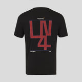 Tricou McLaren F1 Lando Norris LN4 – negru