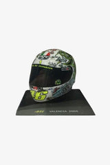 Machetă cască MotoGP Valentino Rossi Valencia 2005