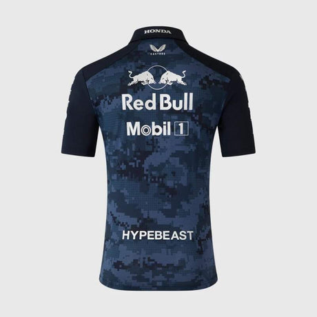 Oracle Red Bull Racing team polo shirt with sponsor logos x HYPEBEAST