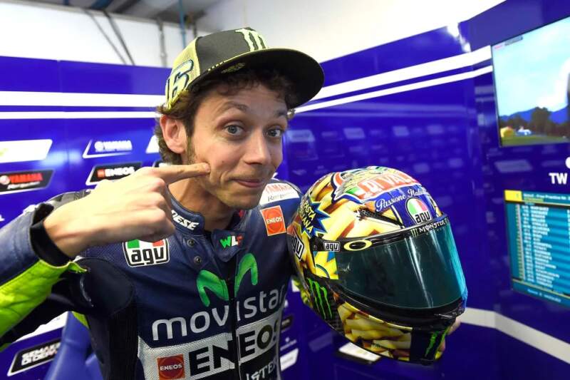 MotoGP helmet model Valentino Rossi Mugello 2014