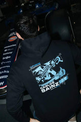 Hanorac pentru fani cu glugă Carlos Sainz - Williams Racing F1 bleumarin