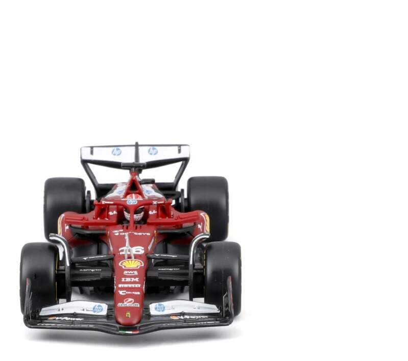Machetă Scuderia Ferrari SF-25 BBurago #16 Charles Leclerc 2025 1:43 Signature