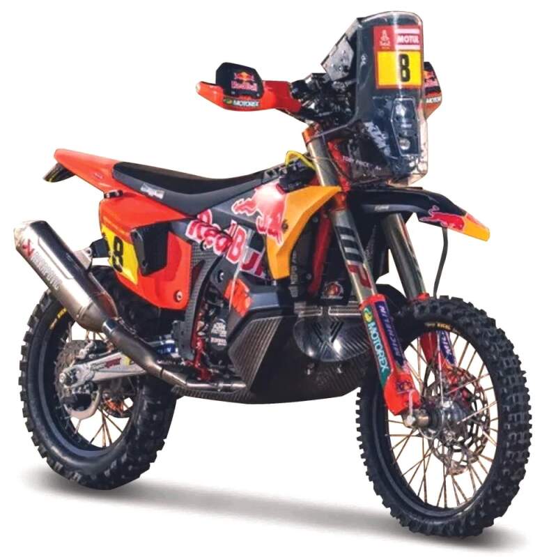 Machetă motocicletă Red Bull KTM 450 Rally Dakar 2024 Toby Price nr.8