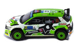 Machetă IXO Škoda Fabia Rally2 EVO #21 A.Mikkelsen - T.Eriksen Rally Estonia 2022