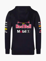 Oracle Red Bull Racing kids' zip-up sweatshirt with sponsor logos - team edition