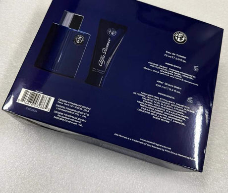 Set cadou Alfa Romeo Blue Eau De Toilette 75 ml + balsam After Shave 100 ml