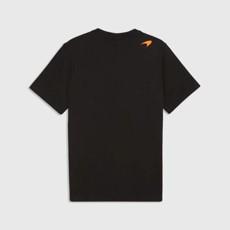 Tricou McLaren F1 negru cu logo Puma - ediție casual