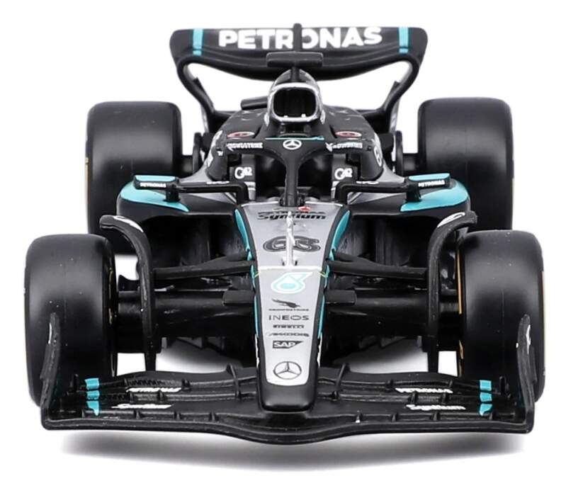 Machetă Mercedes AMG Petronas F1 W16 BBurago #63 George Russell 2025