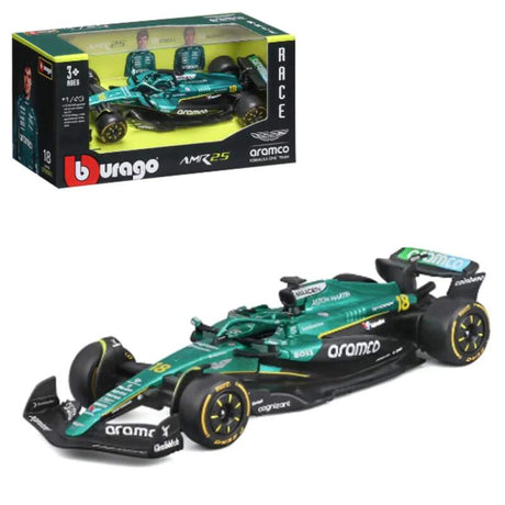 Machetă Aston Martin F1 AMR25 BBurago #18 Lance Stroll 2025