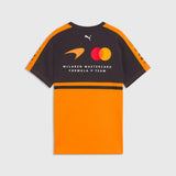 Tricou de echipă pentru copii McLaren F1 x Puma cu logo-urile sponsorilor – ediție de echipă