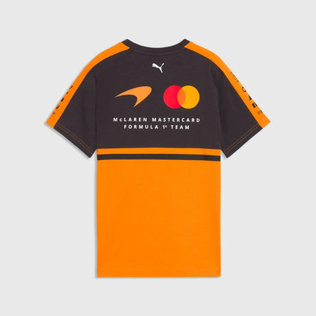 Tricou de echipă pentru copii McLaren F1 x Puma cu logo-urile sponsorilor – ediție de echipă