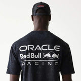 Oracle Red Bull Racing NE LINEAR casual T-shirt, black - oversize