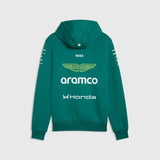 Hanorac cu glugă Aston Martin F1 cu logo-urile sponsorilor - ediție de echipă