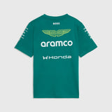 Tricou pentru copii Aston Martin F1 Team 2026 – verde