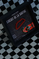 Ramă 3D PETROL ART Le Mans cu machetă Mazda 787B Johnny Herbert 1:43