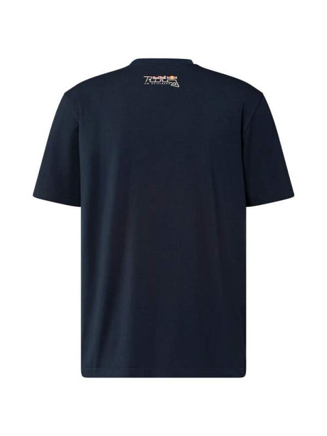 Tricou casual Red Bull Ring CORE cu motiv RRI