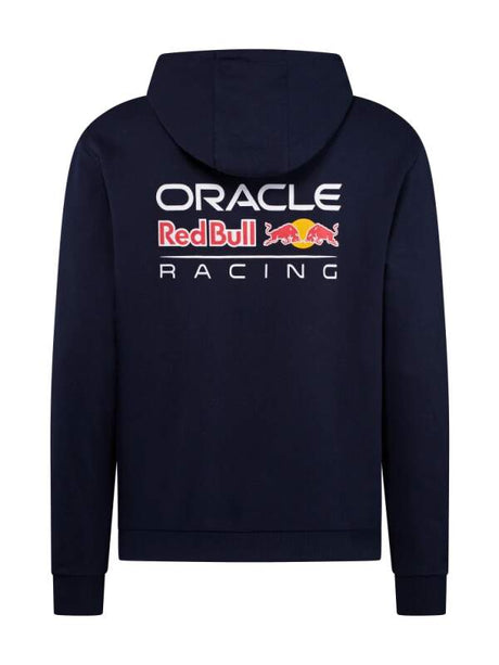 Hanorac cu glugă Oracle Red Bull Racing ediția RACING bleumarin cu logo