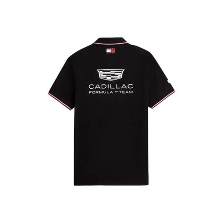 Tricou polo negru Cadillac F1 x Tommy Hilfiger - ediție de echipă
