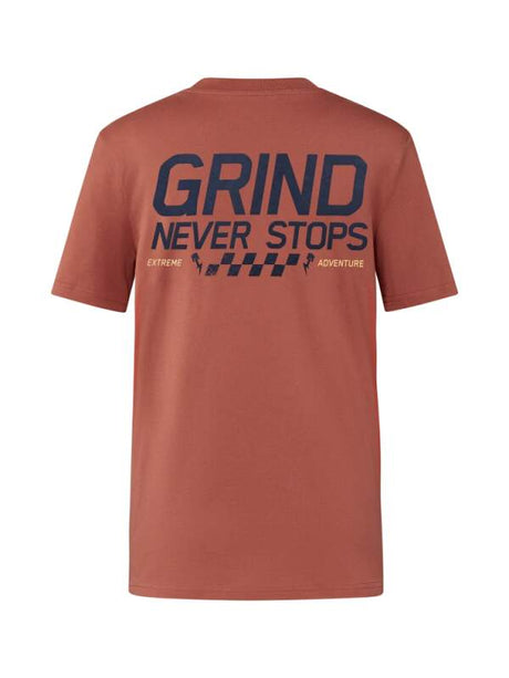 Tricou pentru fani KTM Red Bull Racing GRIND maro închis