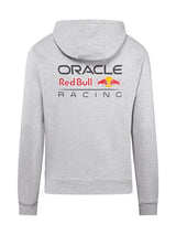Hanorac cu glugă Oracle Red Bull Racing ediția RACING gri cu logo