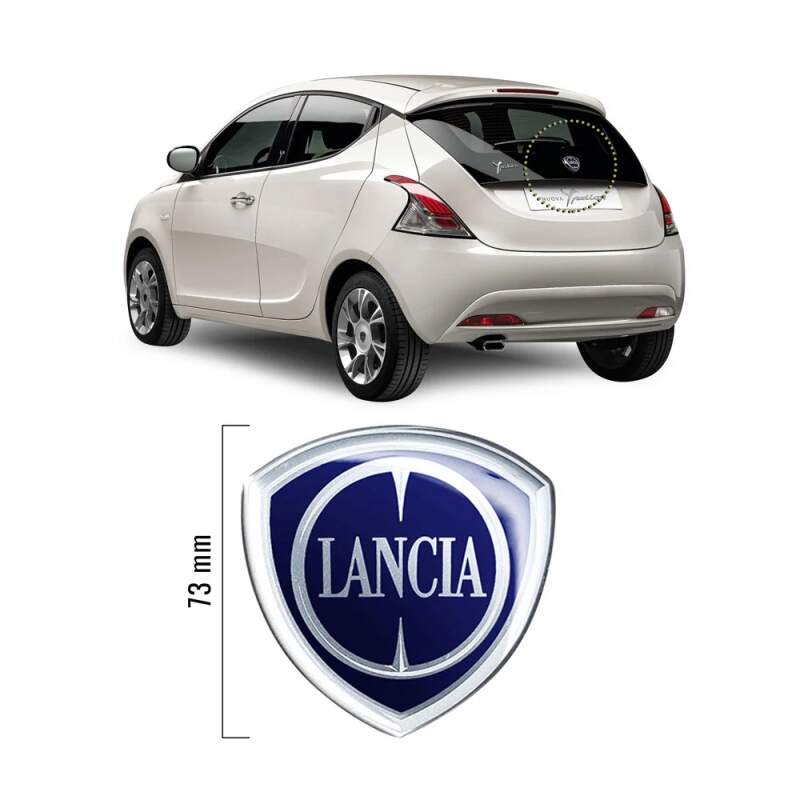 Lancia 3D LOGO sticker for the rear door