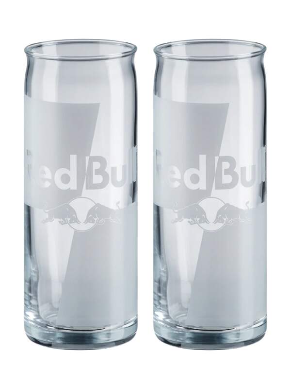 Red Bull logo glasses – set of 2