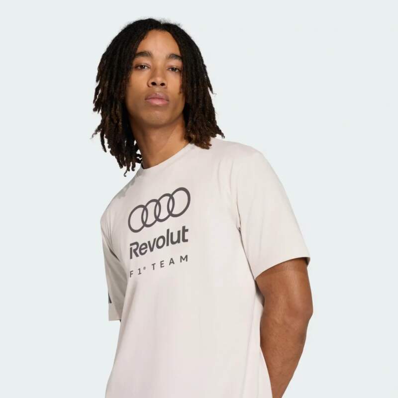 Audi Revolut F1 x Adidas beige T-shirt - lifestyle edition